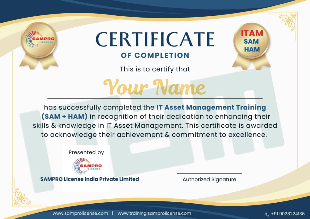 Sampro Certificate of Participation 4